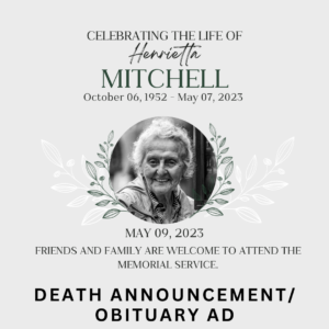 Newspaper Advertisement